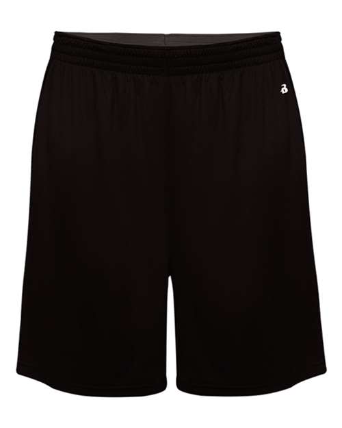 Badger Men's Ultimate SoftLock™ 8" Shorts — Black — Front