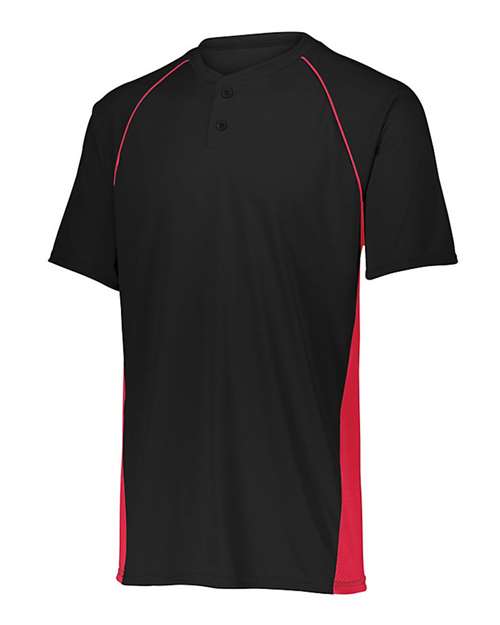 Augusta Sportswear Men's Limit Jersey — Black/ Red — Side