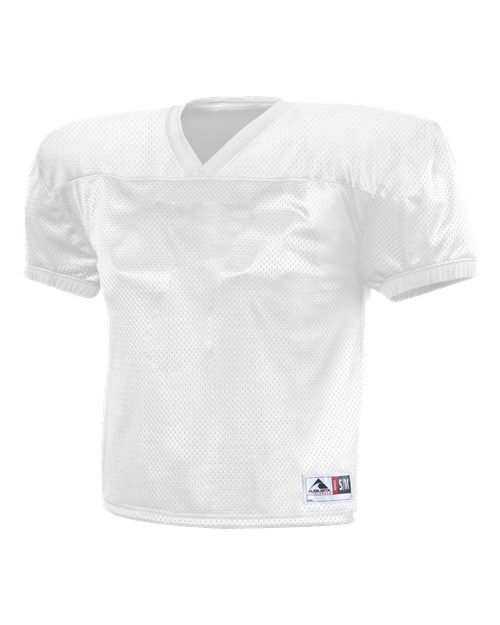 Augusta Sportswear Youth Dash Practice Jersey — White — Front