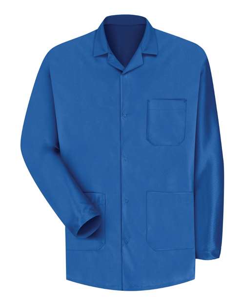 Red Kap Unisex ESO/ Anti-Stat Counter Jacket — Blue — Front