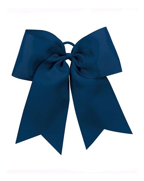 Augusta Sportswear Cheer Hair Bow — Navy — Front