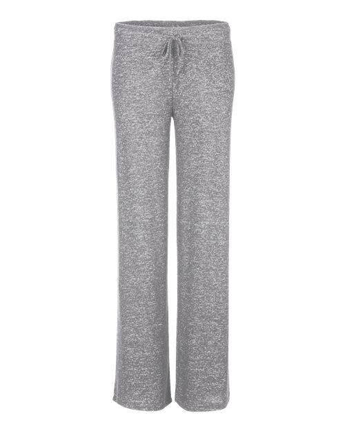 Boxercraft Women's Cuddle Fleece Wide Leg Pants — Oxford Heather — Front