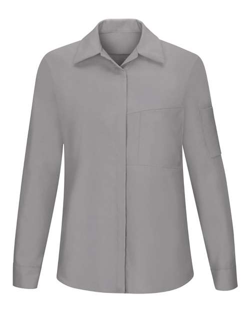 Red Kap Women's Performance Plus Long Sleeve Shop Shirt with Oilblok Technology