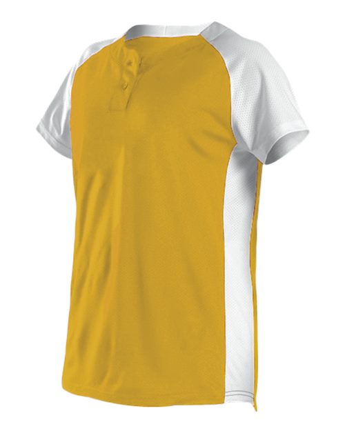 Alleson Athletic Girls' Two Button Fastpitch Jersey