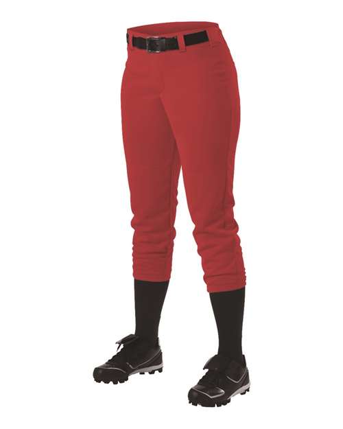 Women's Fastpitch Softball Pants with Belt Loops