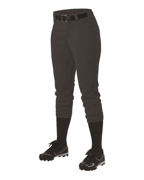 Girls' Fastpitch Softball Pants with Belt Loops