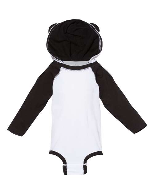 Infant Fine Jersey Long Sleeve Bodysuit with Ears
