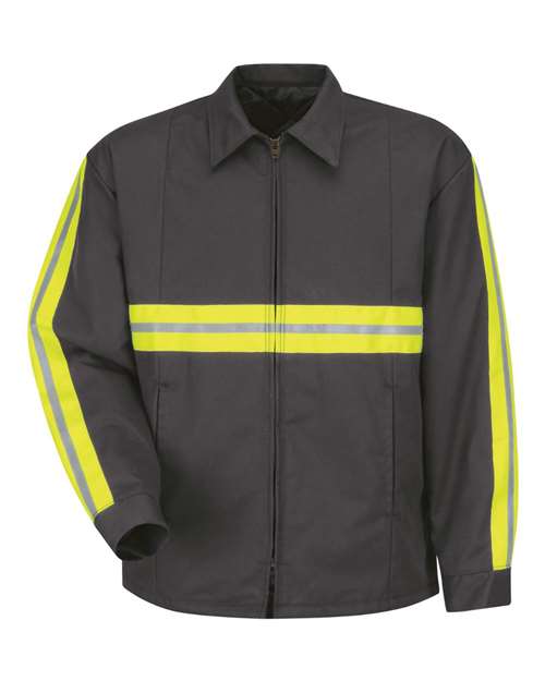 Red Kap Men's Enhanced Visibility Perma-Lined Panel Jacket