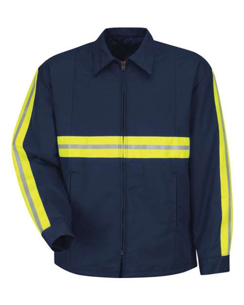 Red Kap Men's Tall Enhanced Visibility Perma-Lined Panel Jacket