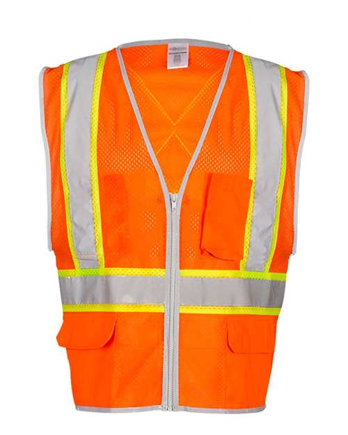 Kishigo Unisex Premium Brilliant Series® X Back Dual Compliant Vest