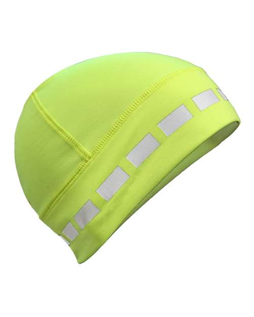 Kishigo Fleece High Visibility Beanie — Lime — Side