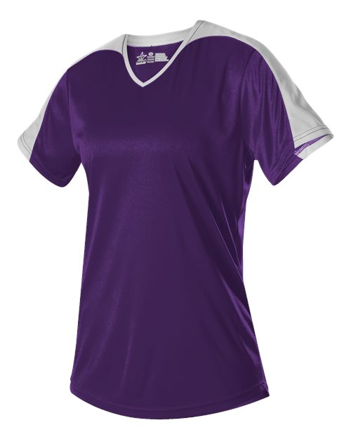 Alleson Athletic Girls' V-Neck Fastpitch Jersey