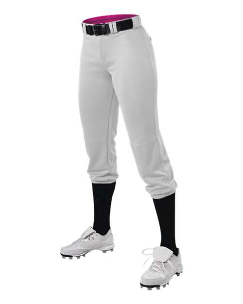 Women's Premium Fastpitch Softball Pants with Belt Loops