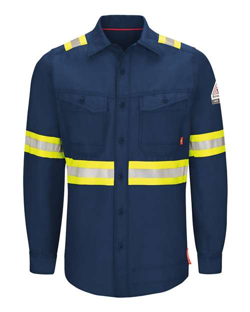 Bulwark Men's Tall iQ Series® Endurance Enhanced-Vis Work Shirt