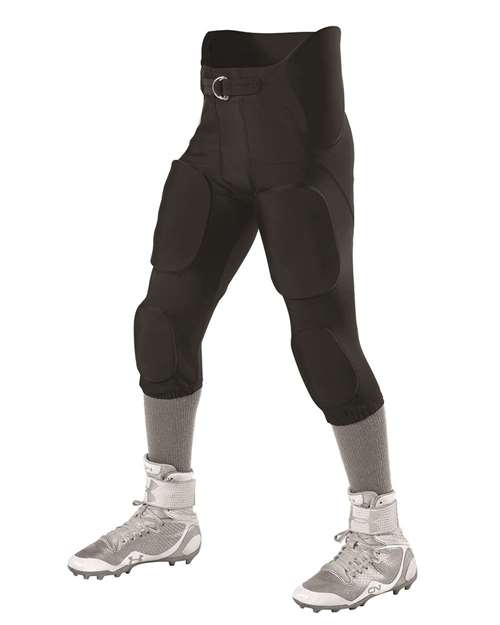 Alleson Athletic Youth Intergrated Football Pants — Black — Side
