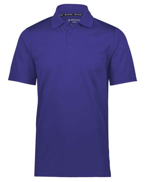 Holloway Men's Prism Polo — Purple — Front