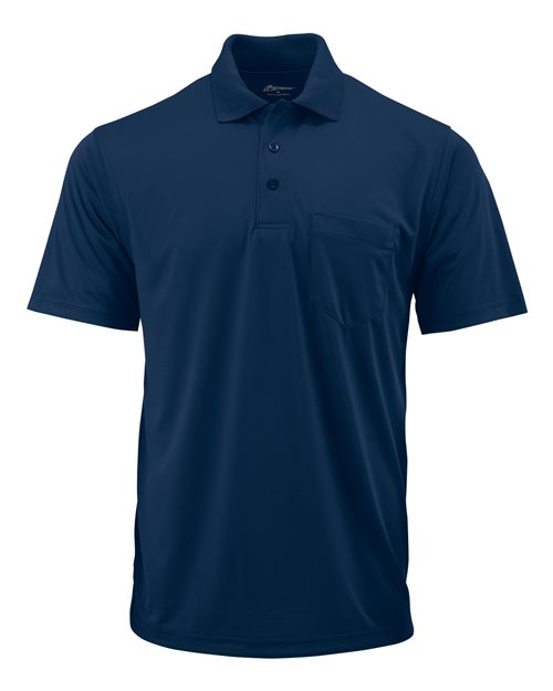 Paragon Men's Snag Proof Polo with Pocket — Midnight Navy — Front
