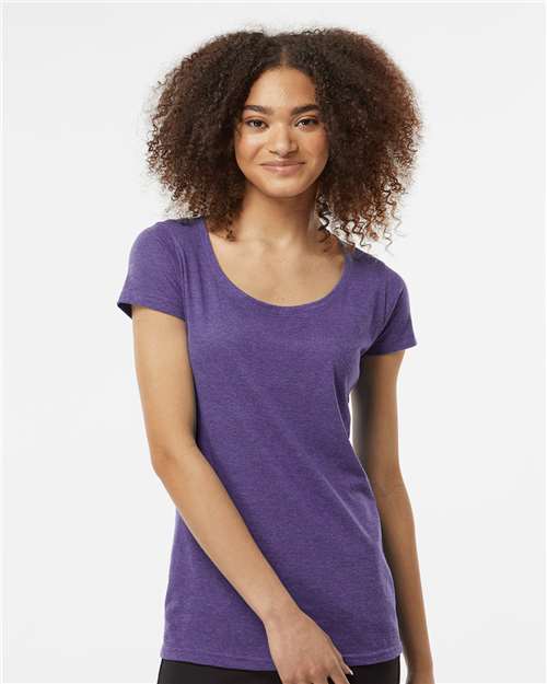 Tultex Women's Poly-Rich Scoop Neck T-Shirt