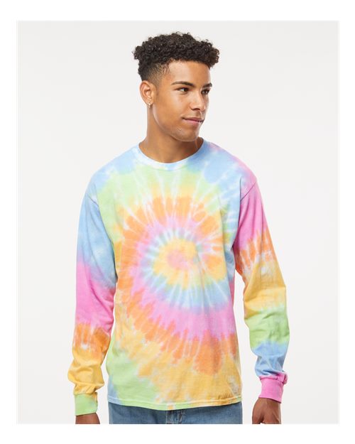 Colortone Unisex Tie-Dyed Long Sleeve T-Shirt