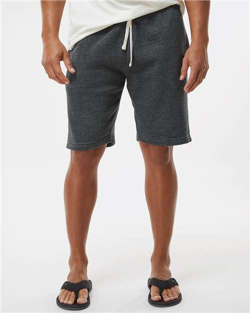 J. America Unisex Triblend Fleece Shorts