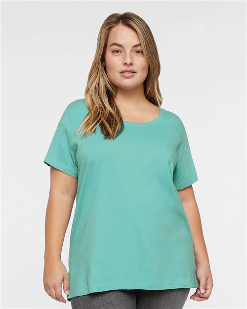 Women's Curvy Collection Fine Jersey Tee