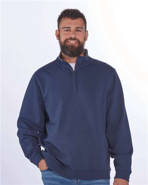 Unisex Fleece Quarter-Zip Pullover