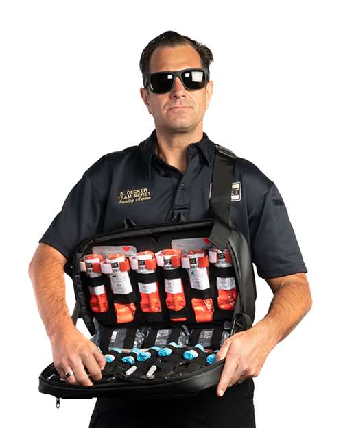 TRS™ PRO X  Black Tactical EMS Medical Response Sling Bag