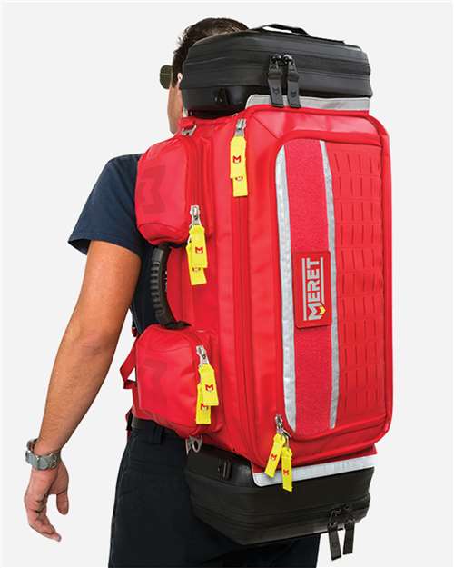 OMNI™ PRO X Red EMS Medical Convertible Backpack Bag