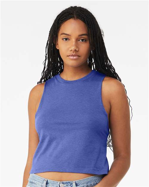 BELLA + CANVAS Women's Racerback Crop Tank