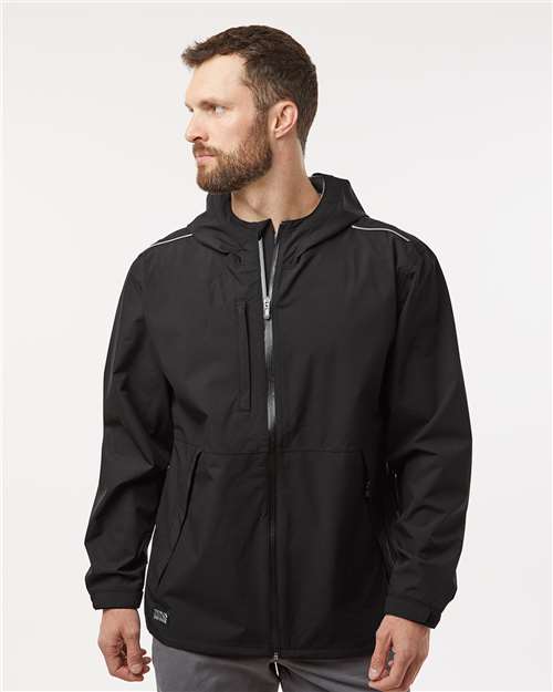 DRI DUCK Men's Challenger Full-Zip Jacket — Black — On model · front