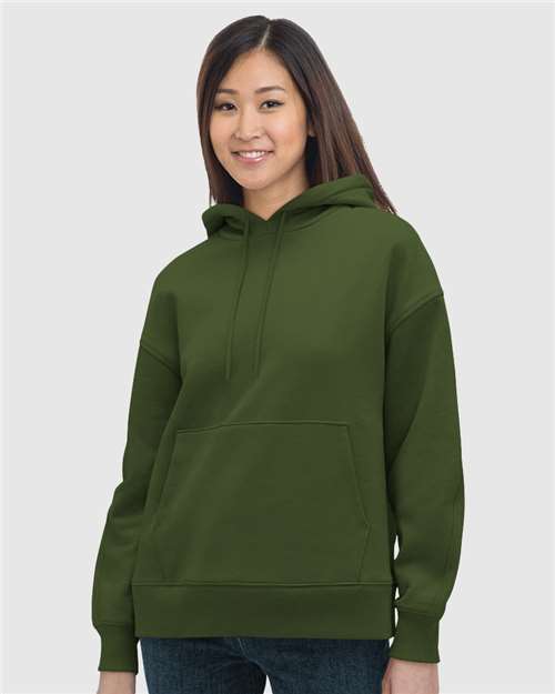 Bayside Women's USA-Made Hooded Sweatshirt