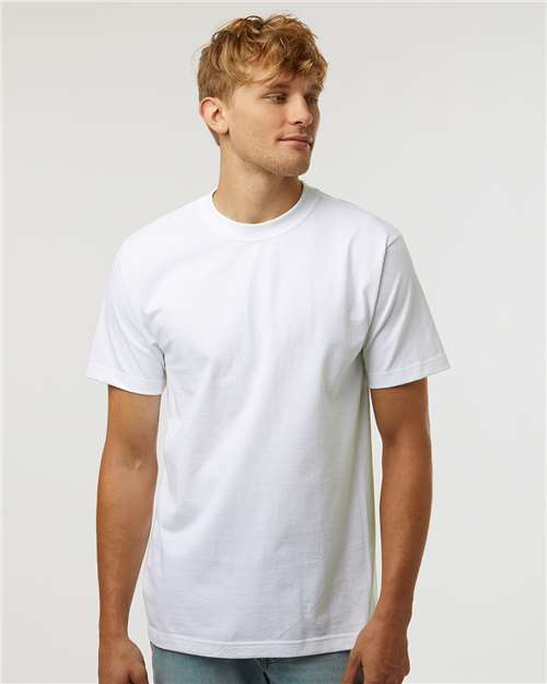 Tultex Unisex Heavyweight Street T-Shirt — White — On model · front
