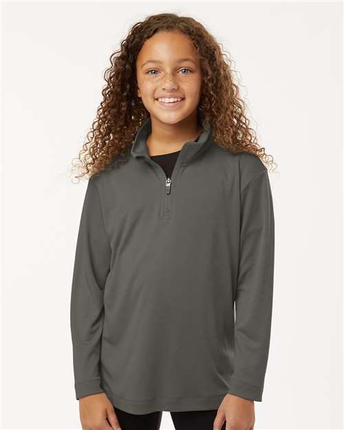 Youth Pro-Lock Performance Quarter-Zip Pullover
