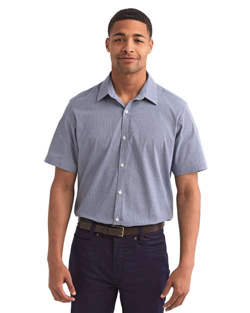 Men's Microcheck Gingham Cotton Shirt