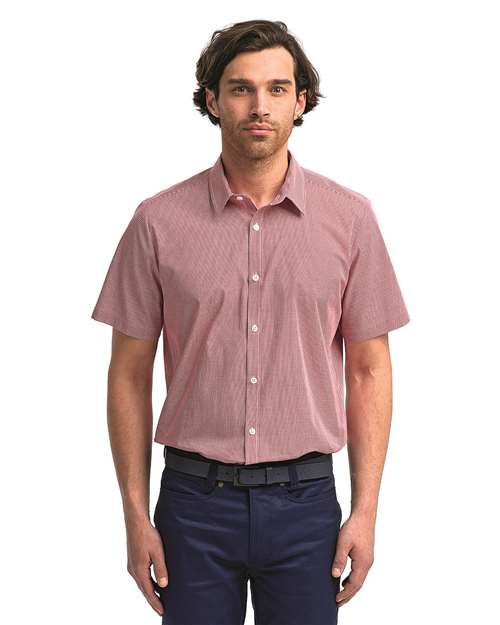 Men's Microcheck Gingham Cotton Shirt