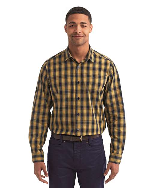 Artisan Collection by Reprime Men's Mulligan Check Cotton Shirt