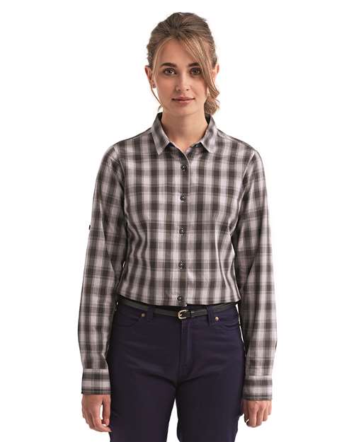 Women's Mulligan Check Cotton Dress Shirt