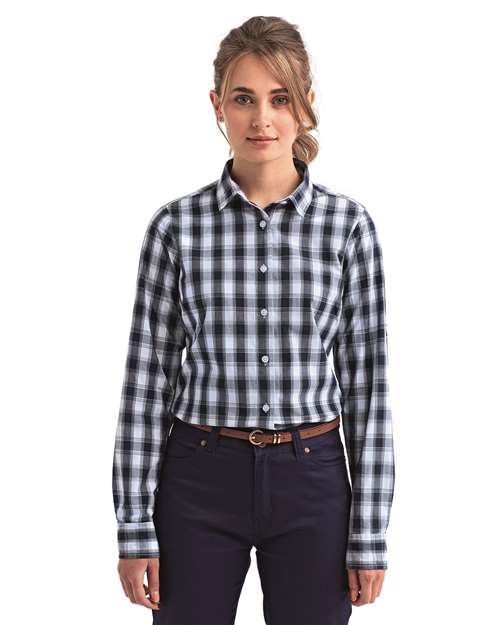 Women's Mulligan Check Cotton Dress Shirt