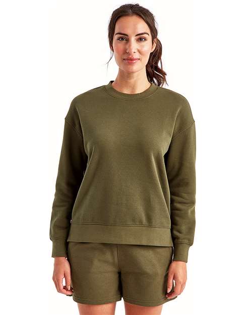 Women's Billie Side-Zip Crewneck Sweatshirt