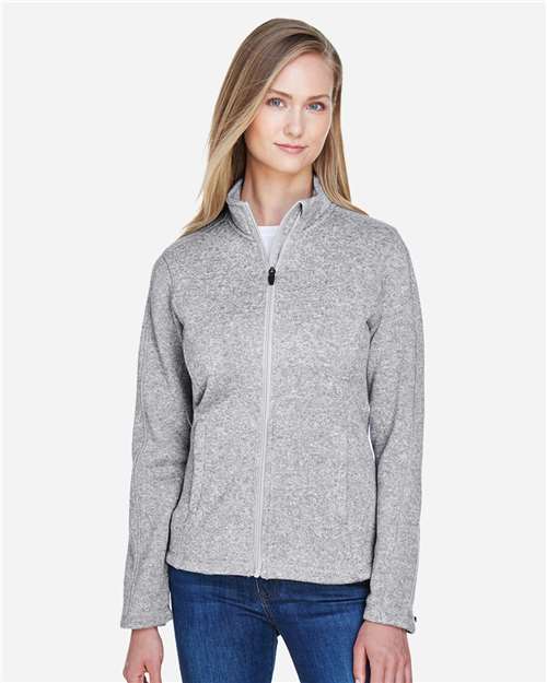 Devon & Jones Women's Bristol Full-Zip Sweater Fleece Jacket