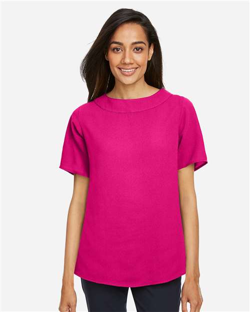Devon & Jones Women's Perfect Fit™ Boat Neck Blouse