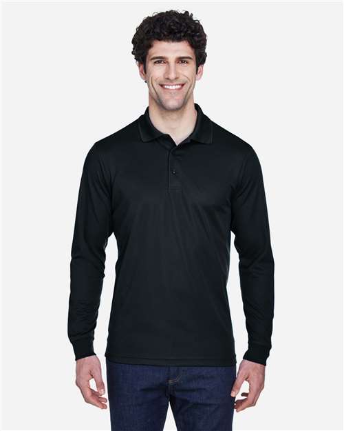 Men's Pinnacle Performance Long Sleeve Piqué Polo