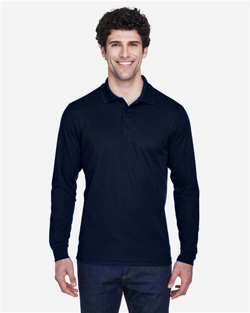 Men's Pinnacle Performance Long Sleeve Piqué Polo