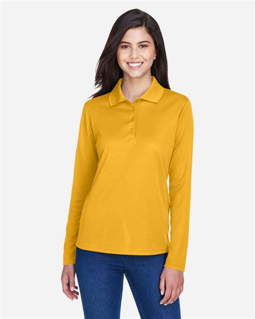 Women's Pinnacle Performance Long Sleeve Piqué Polo