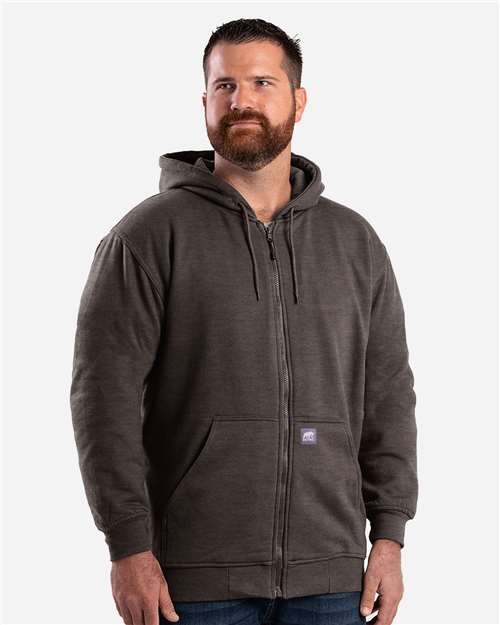 Men's Tall Heritage Thermal-Lined Full-Zip Hooded Sweatshirt