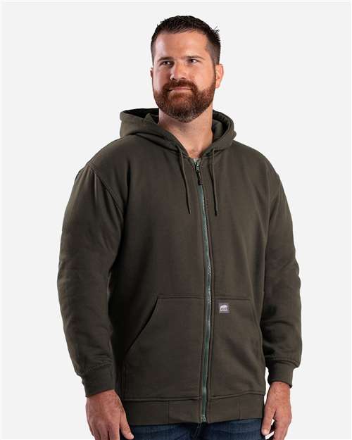 Men's Tall Heritage Thermal-Lined Full-Zip Hooded Sweatshirt