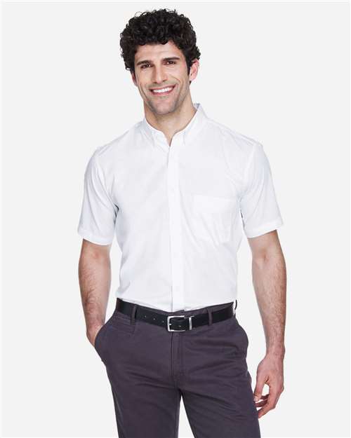 CORE365 Men's Optimum Short Sleeve Twill Dress Shirt
