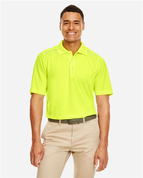Men's Radiant Performance Piqué Polo with Reflective Piping