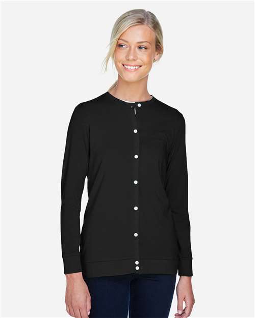 Devon & Jones Women's Perfect Fit™ Ribbon Cardigan