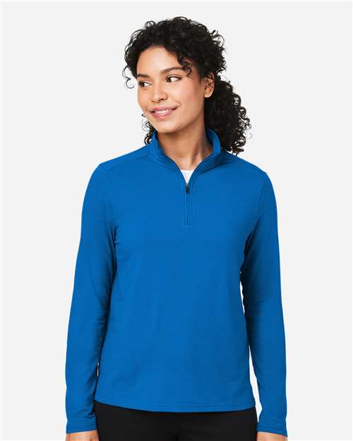 Devon & Jones Women's Raleigh Stretch Quarter-Zip Pullover